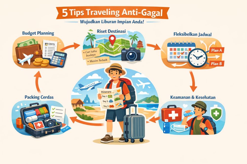 5 Tips Traveling Anti-Gagal: Wujudkan Liburan Impian Anda!