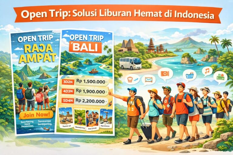 Open Trip: Solusi Liburan Hemat, Seru, dan Anti Ribet di Indonesia!