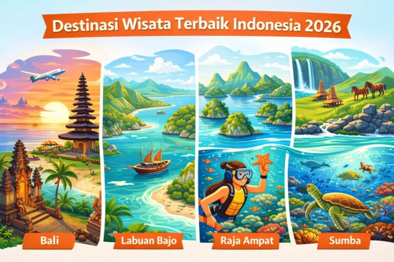 5 Destinasi Wisata Terbaik di Indonesia: Pilihan Liburan Impian 2026